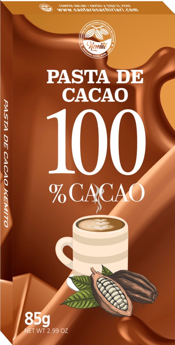 Pasta de cacao 100% Kit 20 unidades